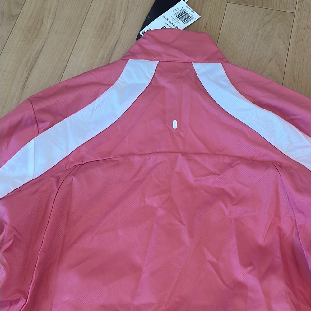 Adidas Pink Puffer with Reflective Marathon Jacket size M - Picture 11 of 15